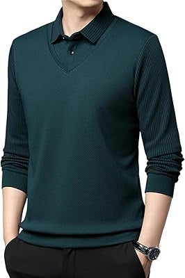 Col Rayé | Ensemble chemise 2 pièces en coton
