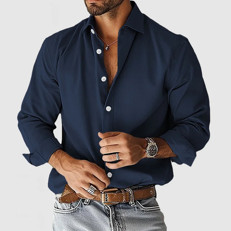 Lucas | Chemise Homme Décontractée en Coton Premium Élégante et Confortable