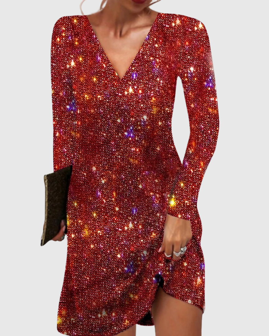 Maya | Élégante Robe à Paillettes Femme pour Soirée et Événements Spéciaux