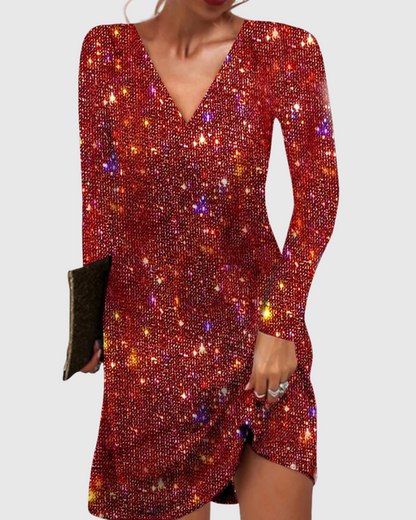 Maya | Élégante Robe à Paillettes Femme pour Soirée et Événements Spéciaux