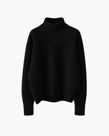 Chloé | Pull Femme Doux à Col Montant Élégant pour Une Allure Chic