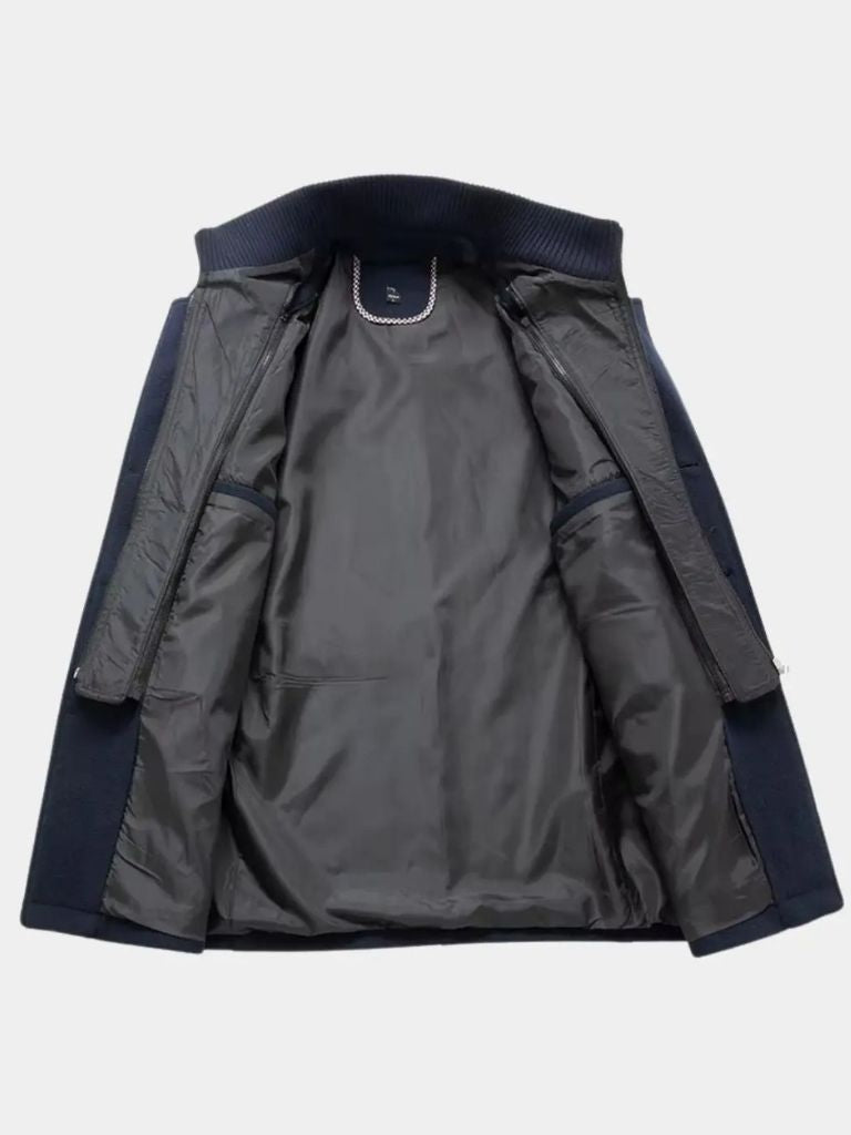 Jean | Manteau Hiver Homme Élégant en Laine pour Un Style Sophistiqué