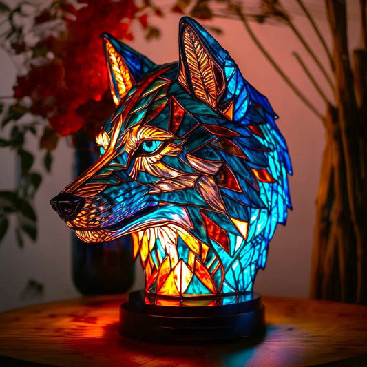 Blaze | Lampe Décorative Design Loup Luminaire Pour Salon Éclairant Votre Espace