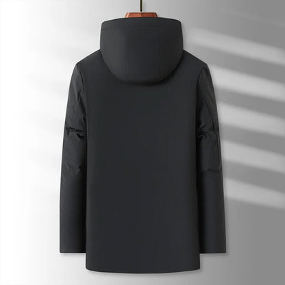 Ulysse | Veste Hiver Moderne avec Capuche et Doublure Confortable pour Hommes