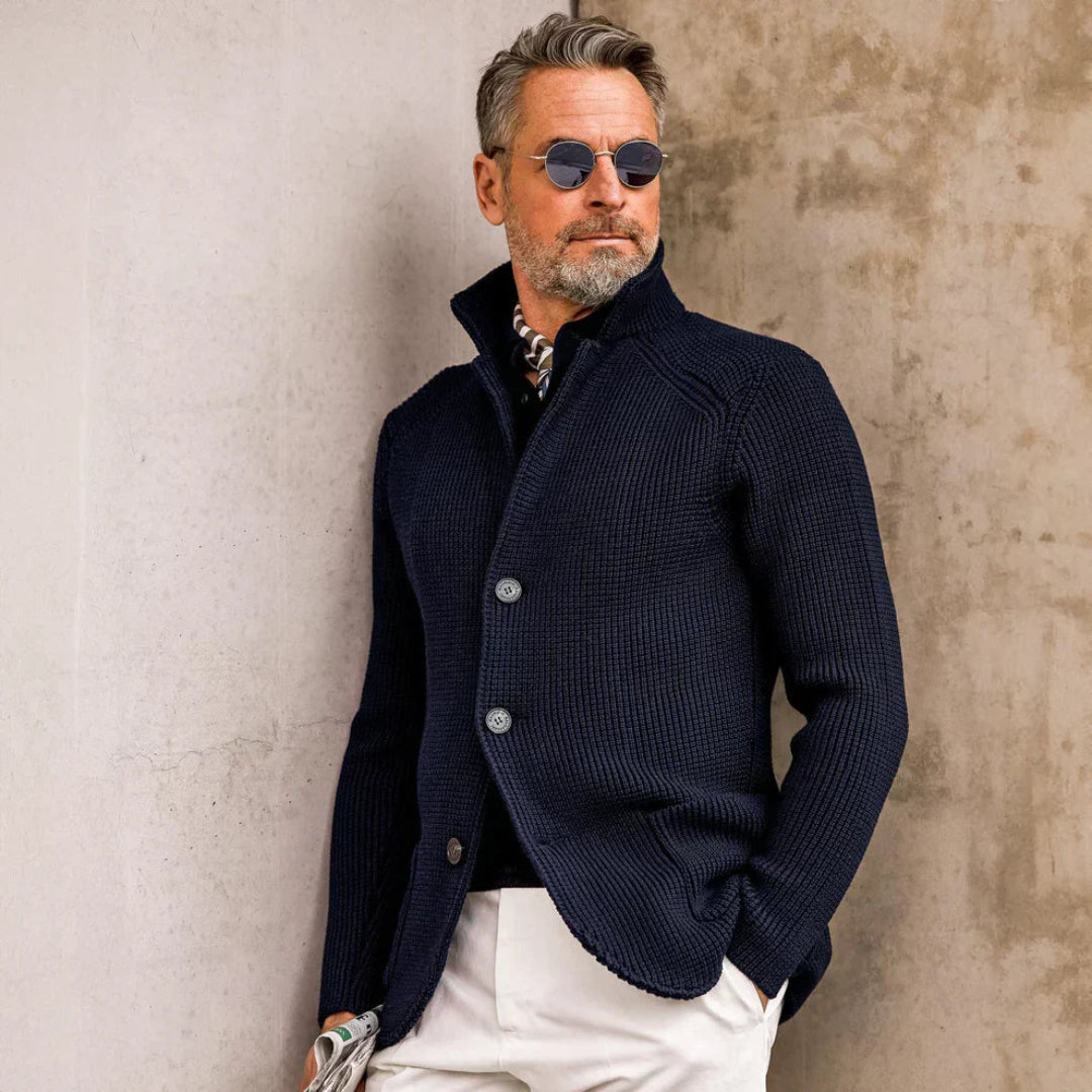 Louis | Cardigan Homme Élégant en Maille pour Toutes Occasions