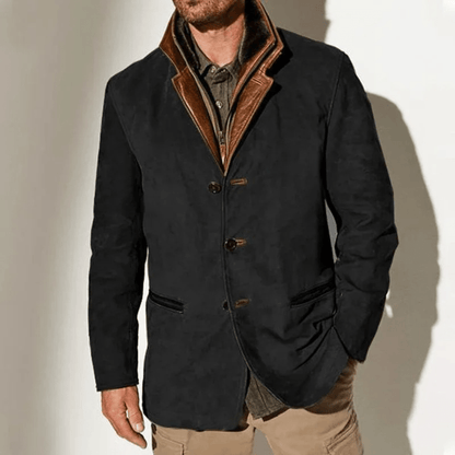 Emil | Veste en Cuir Homme Vintage Élégante pour Un Style Intemporel