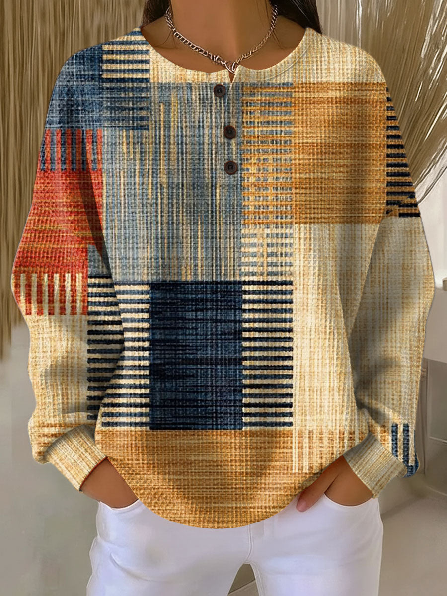 Garance | Pull Femme Doux en Maille Waffle