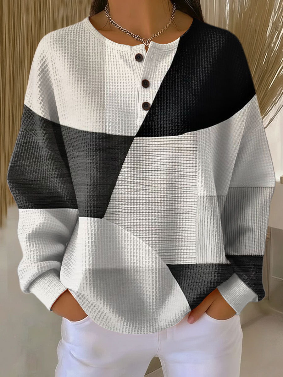 Romane | Pull Femme Épais en Nid d'Abeille