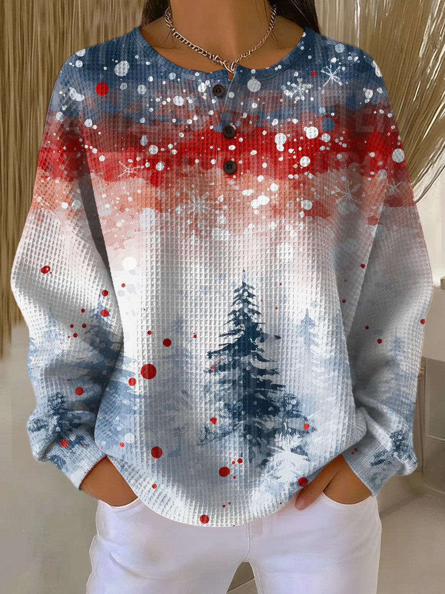 Naïa | Pull de Noël Doux avec Motif de Sapin pour Femmes