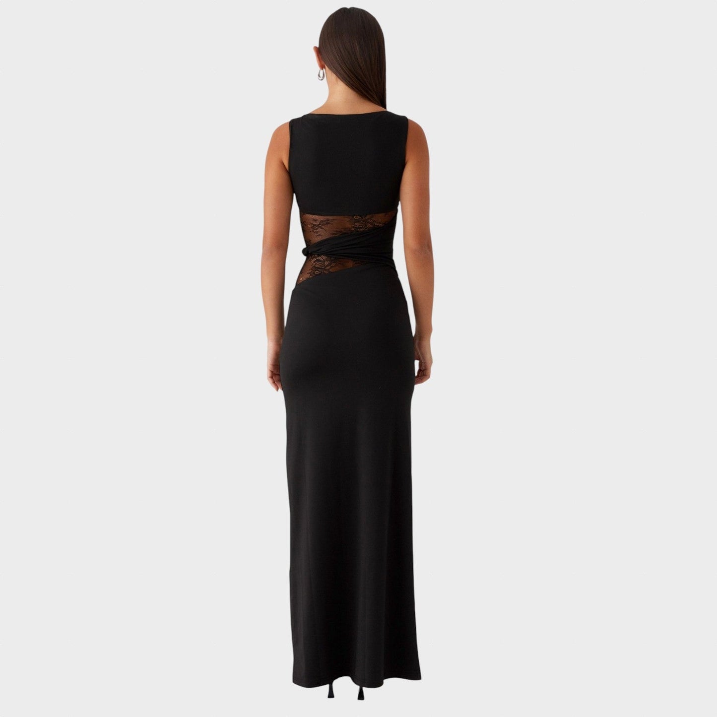 Isaline | Robe Longue Élégante Femme en Dentelle