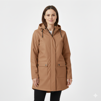 Nicole | Veste Femme Imperméable et Chaude avec Capuche Réglable